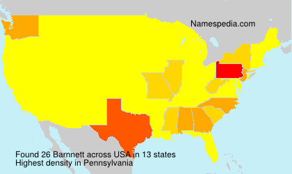 Surname Barnnett in USA Surname Barnnett in USA