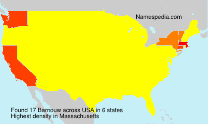 Surname Barnouw in USA Surname Barnouw in USA