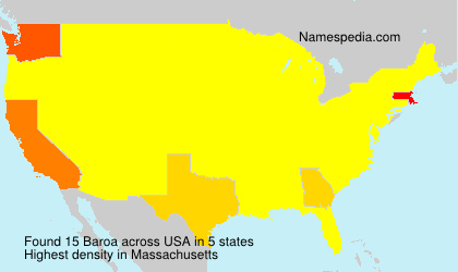 Surname Baroa in USA Surname Baroa in USA