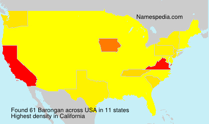 Surname Barongan in USA