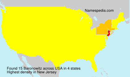 Surname Baronowitz in USA Surname Baronowitz in USA