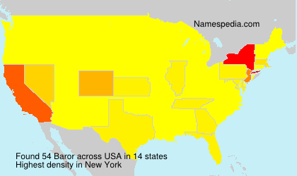 Surname Baror in USA Surname Baror in USA