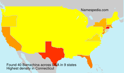 Surname Barrachina in USA Surname Barrachina in USA