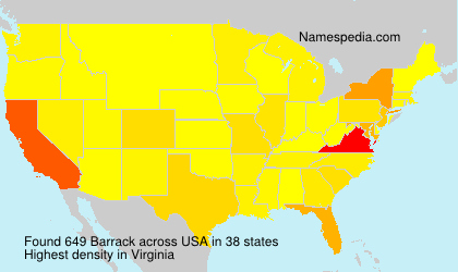 Surname Barrack in USA Surname Barrack in USA