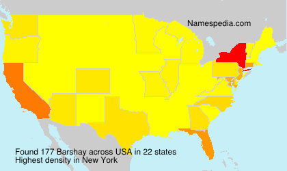 Surname Barshay in USA Surname Barshay in USA
