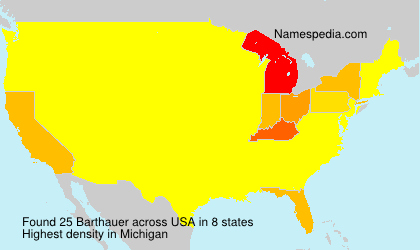 Surname Barthauer in USA Surname Barthauer in USA