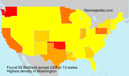 Surname Bartheld in USA Surname Bartheld in USA