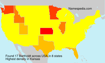 Surname Bartholdt in USA Surname Bartholdt in USA