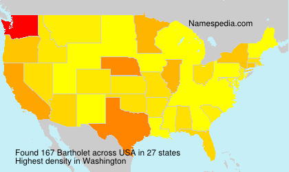 Surname Bartholet in USA Surname Bartholet in USA