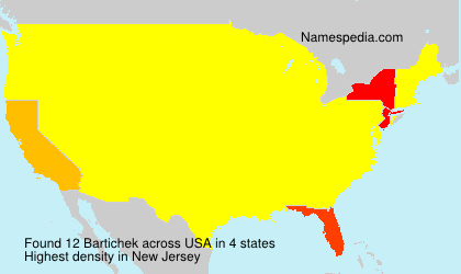 Surname Bartichek in USA Surname Bartichek in USA