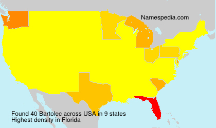 Surname Bartolec in USA Surname Bartolec in USA