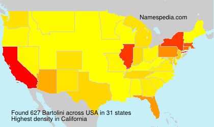 Surname Bartolini in USA Surname Bartolini in USA