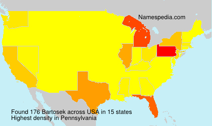 Surname Bartosek in USA Surname Bartosek in USA