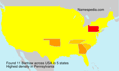 Surname Bartraw in USA Surname Bartraw in USA