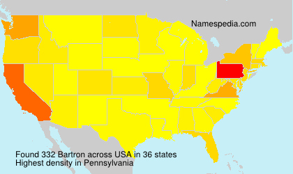 Surname Bartron in USA Surname Bartron in USA
