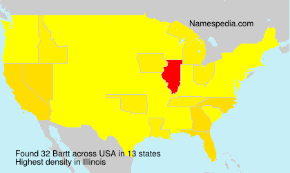 Surname Bartt in USA Surname Bartt in USA