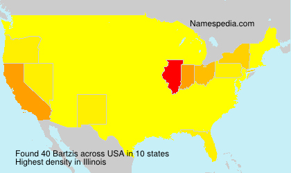 Surname Bartzis in USA Surname Bartzis in USA
