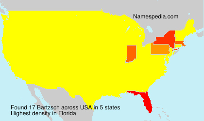 Surname Bartzsch in USA Surname Bartzsch in USA