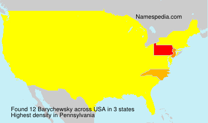 Surname Barychewsky in USA Surname Barychewsky in USA
