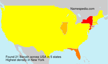 Surname Barysh in USA Surname Barysh in USA