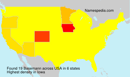 Surname Basemann in USA Surname Basemann in USA