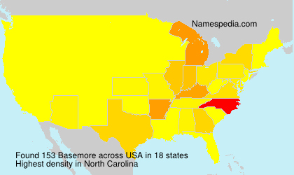 Surname Basemore in USA Surname Basemore in USA
