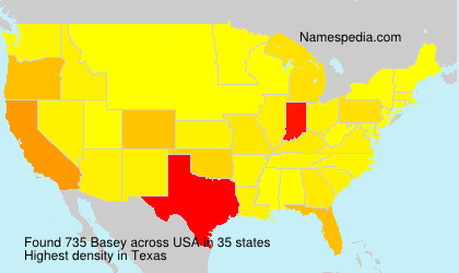 Surname Basey in USA Surname Basey in USA