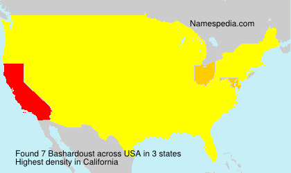 Surname Bashardoust in USA Surname Bashardoust in USA