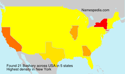 Surname Bashary in USA