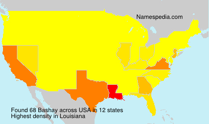 Surname Bashay in USA Surname Bashay in USA