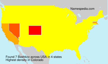 Surname Bashkov in USA Surname Bashkov in USA