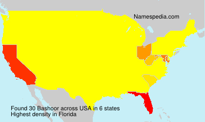 Surname Bashoor in USA Surname Bashoor in USA