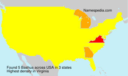 Surname Bashua in USA Surname Bashua in USA