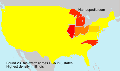 Surname Basiewicz in USA Surname Basiewicz in USA