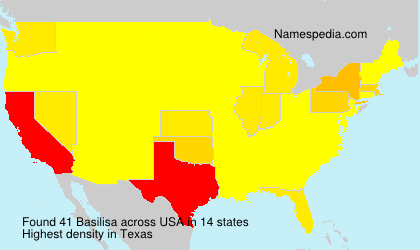 Surname Basilisa in USA Surname Basilisa in USA