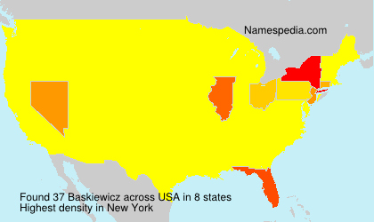 Surname Baskiewicz in USA Surname Baskiewicz in USA