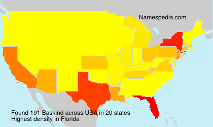 Surname Baskind in USA Surname Baskind in USA
