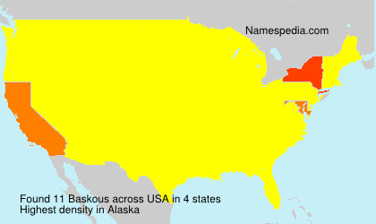 Surname Baskous in USA Surname Baskous in USA