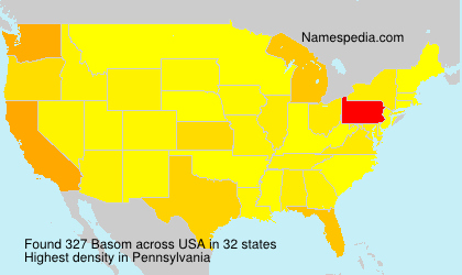 Surname Basom in USA Surname Basom in USA