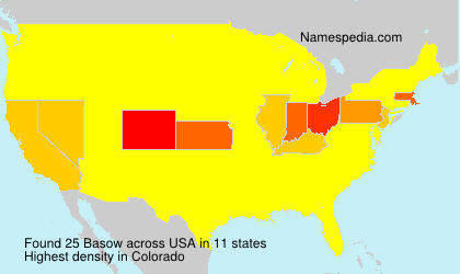 Surname Basow in USA Surname Basow in USA