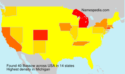 Surname Bassow in USA Surname Bassow in USA