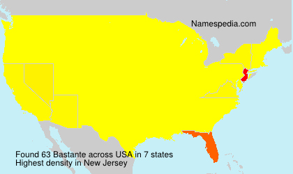 Surname Bastante in USA Surname Bastante in USA
