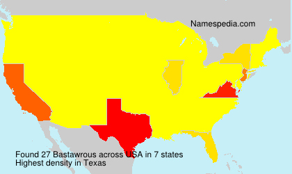 Surname Bastawrous in USA Surname Bastawrous in USA
