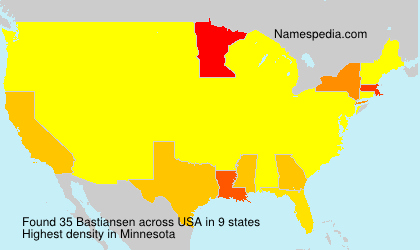 Surname Bastiansen in USA Surname Bastiansen in USA