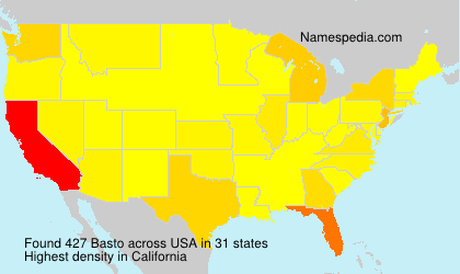 Surname Basto in USA Surname Basto in USA