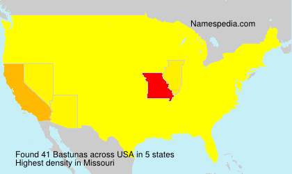 Surname Bastunas in USA Surname Bastunas in USA