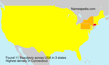 Surname Basuljevic in USA Surname Basuljevic in USA