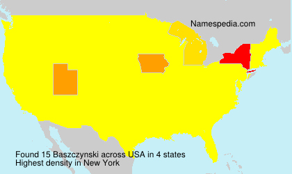 Surname Baszczynski in USA Surname Baszczynski in USA