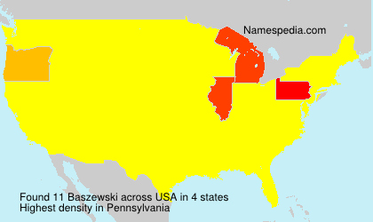 Surname Baszewski in USA Surname Baszewski in USA