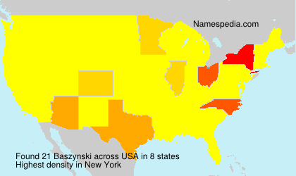 Surname Baszynski in USA Surname Baszynski in USA